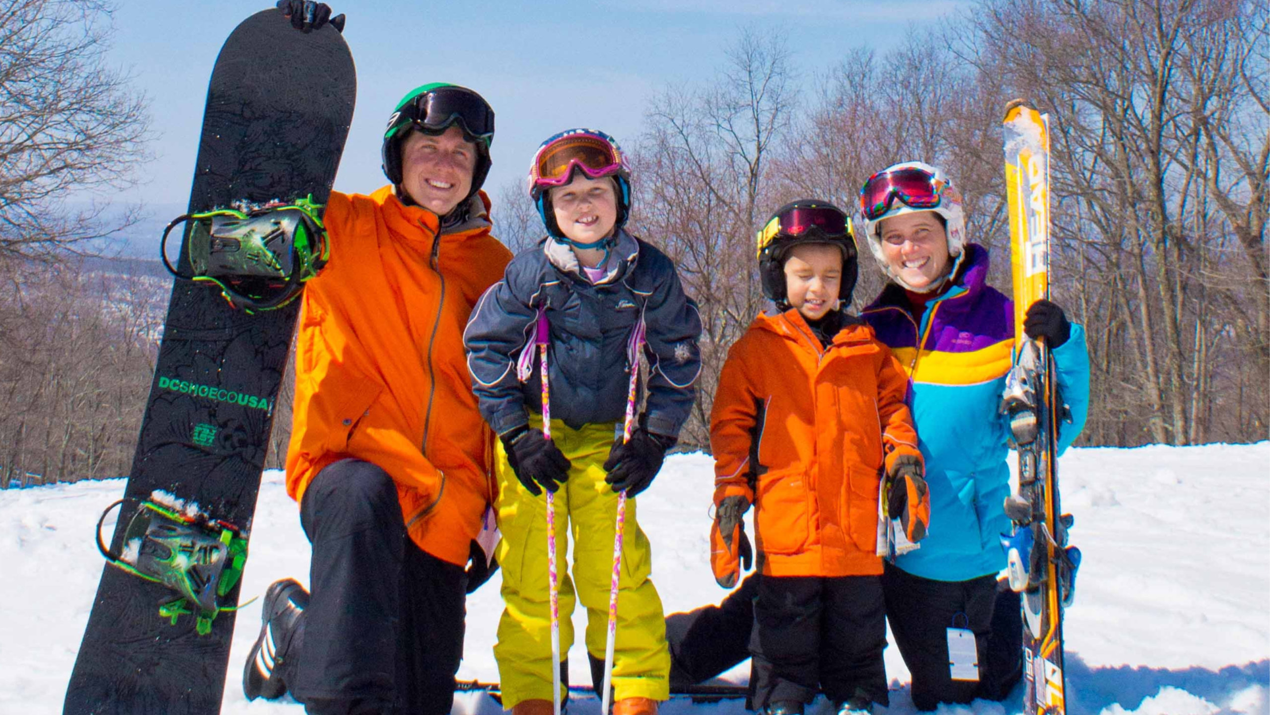 Picture of a family of four