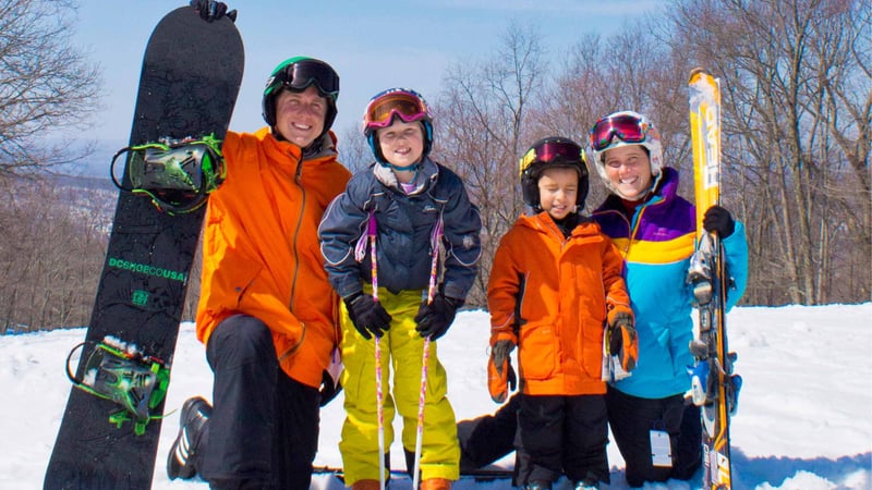 Picture of a family of four