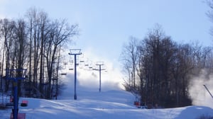 DSC09766 picture of chair lifts and snow blowing